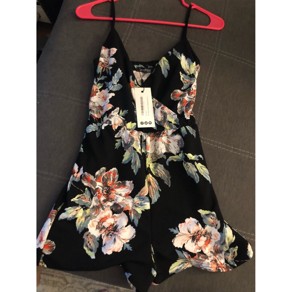 Boohoo Floral Romper